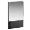 Picture of Clear Glass Plaque On Black Base (30mm Thick) - 7in