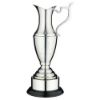 Picture of Nickel Plated Claret Jug On Round Base With Plinth - 14.75in