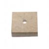 Picture of Cream Marble Square (1 Hole C|s) 2.5x2.5x0.75in