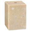 Picture of Cream Marble Block (1 Hole C|s) 2 X 2 X 3in