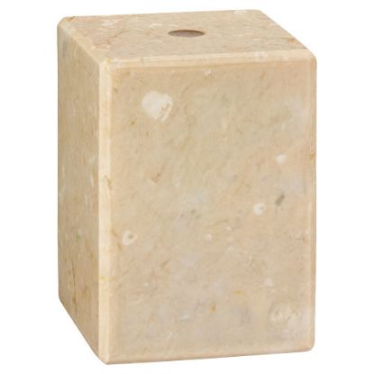 Picture of Cream Marble Block (1 Hole C~s) 2 X 2 X 3in