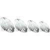 Picture of Clear Glass Diamond Shaped Paperweight In Box - 3.25in