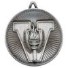 Picture of Victory Torch Deluxe Medal Antique Silver -  2.35in