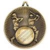 Picture of Cricket Deluxe Medal Antique Gold - 2.35in