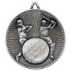 Picture of Cricket Deluxe Medal Antique Silver - 2.35in