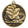 Picture of Martial Arts Deluxe Medal Antique Gold -        2.35in