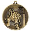 Picture of Netball Deluxe Medal Antique Gold - 2.35in