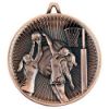 Picture of Netball Deluxe Medal Bronze - 2.35in