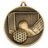 Picture of Hockey Deluxe Medal Antique Gold - 2.35in