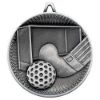 Picture of Hockey Deluxe Medal Antique Silver - 2.35in