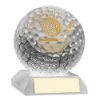 Picture of Clear Glass Golf Ball On Base (Boxed) Longest Drive - 3.75in
