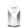 Picture of Clear Glass Diamond Column - 6in