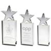Picture of Clear Glass Block With Glass Star - 8in