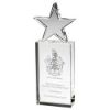 Picture of Clear Glass Block With Glass Star - 8in