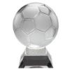 Picture of Clear|frosted Glass Football On Base - 10.5in
