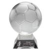 Picture of Clear|frosted Glass Football On Base - 10.5in