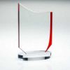 Picture of Clear|red Glass Plaque (10mm Thick) - 7.75in