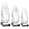 Picture of Clear Glass Column On Base - 8in