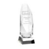 Picture of Clear Glass Column On Base - 8in