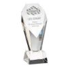 Picture of Clear Glass Obelisk On Base - 9.25in