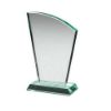 Picture of Jade Glass Sail Plaque (15mm Thick) - 6.75in