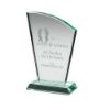 Picture of Jade Glass Sail Plaque (15mm Thick) - 6.75in