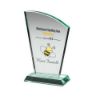 Picture of Jade Glass Sail Plaque (15mm Thick) - 6.75in