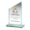 Picture of Jade Glass Plaque (15mm Thick) - 6.25in