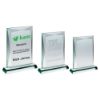 Picture of Jade Glass Chunky Rectangle Plaque (19mm Thick) - 8in