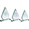 Picture of Jade Glass Chunky Diamond Plaque (19mm Thick) - 8in