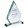 Picture of Jade Glass Chunky Diamond Plaque (19mm Thick) - 8in
