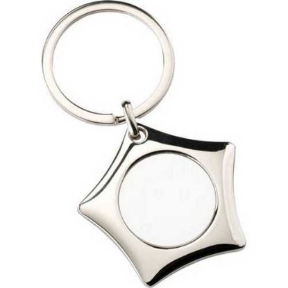 Picture of Metal Star Keyring (1in Centre)