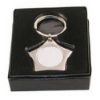 Picture of Metal Star Keyring (1in Centre) - 1.75in