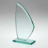 Picture of Jade Glass Sail Plaque (10mm Thick) - 7.5in
