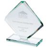 Picture of Jade Glass Standard Diamond Plaque (10mm Thick) - 5in