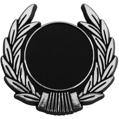 Picture of Plastic Classic Wreath Trim (1in Centre) Silv - 1.75in