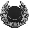 Picture of Plastic Classic Wreath Trim (1in Centre) Silv - 2in
