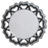 Picture of Silver|black Plastic Petal Trim (1in Cen) - 1.75in