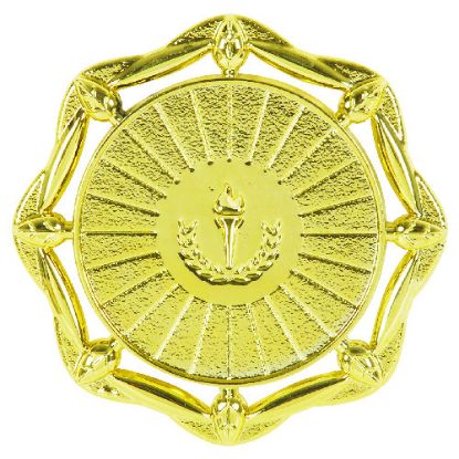 Picture of Gold Plastic Leaf Trim (2in Centre)