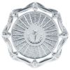 Picture of Silver Plastic Leaf Trim (2in Centre) - 3in