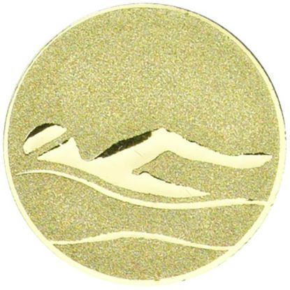 Picture of Metal Swimming Centre 50mm Gold