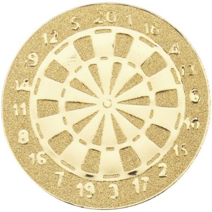 Picture of Metal Darts Centre 50mm Gold - 2in