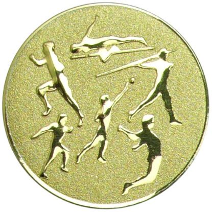 Picture of Metal Multi Athletics Centre 50mm Gold - 2in
