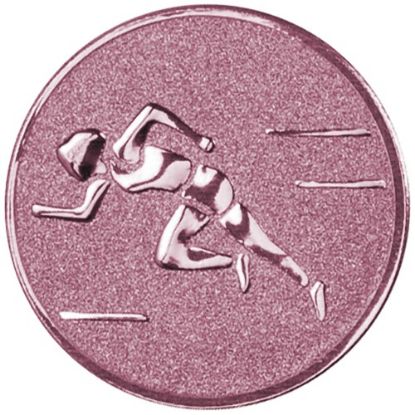 Picture of Metal Female Track Centre 50mm Bronze
