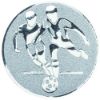 Picture of Metal Double Football Centre 50mm Silver - 2in