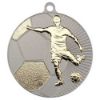 Picture of Large Football Two Colour Medal Matt Silver|gold - 2.75in