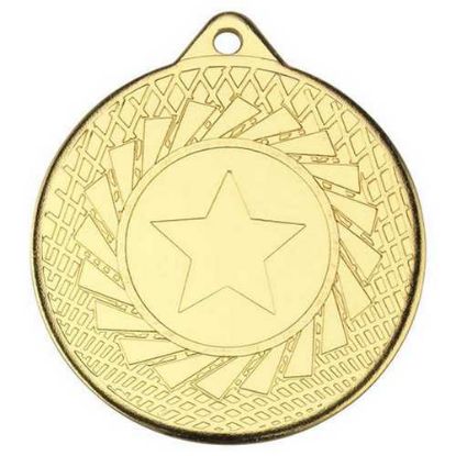 Picture of Blade Medal (1in Centre) Gold