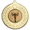 Picture of Stars And Wreath Medal (1in Centre) Gold - 2in