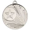 Picture of Shooting Star Medal (1in Centre) Silver - 2in