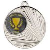 Picture of Shooting Star Medal (1in Centre) Silver - 2in